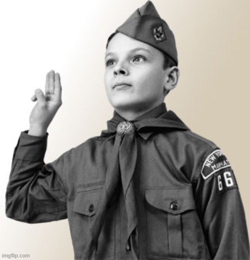 Scouts honor | image tagged in scouts honor | made w/ Imgflip meme maker