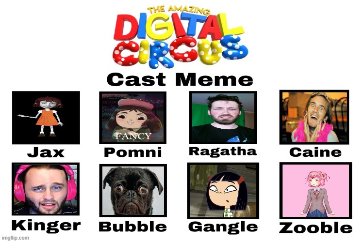 My The Amazing Digital Circus AU Blank Meme Template