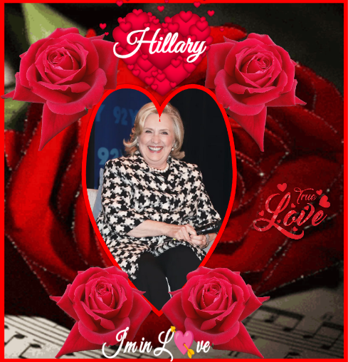 Hillary Clinton I'm in Love Blank Meme Template