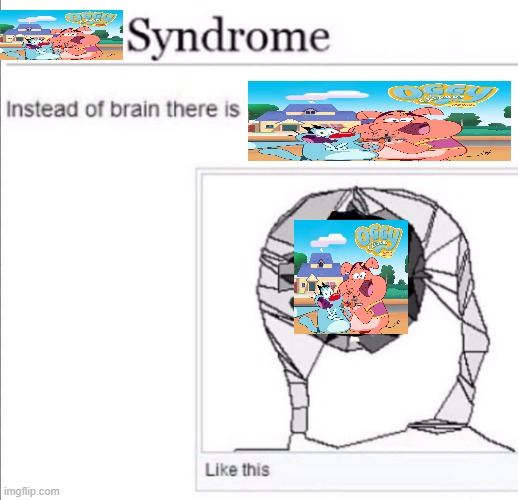 Hi? | image tagged in instead of brain there is x | made w/ Imgflip meme maker