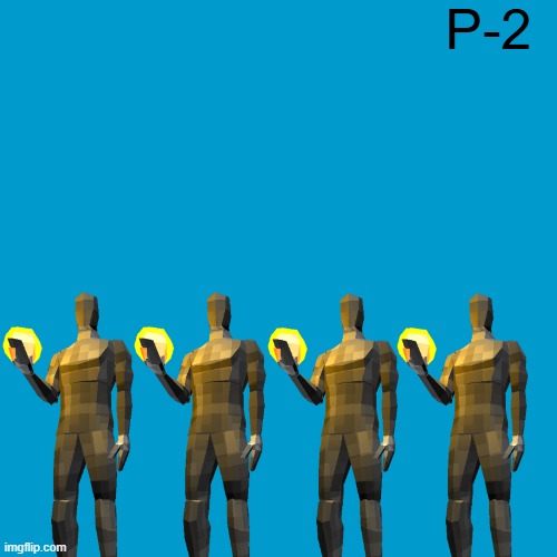 Blank Weezer blue album edit | P-2 | image tagged in blank weezer blue album edit | made w/ Imgflip meme maker