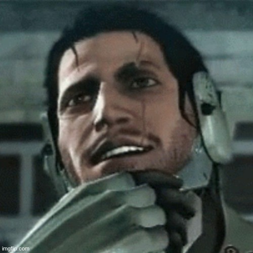 jetstream sam thinking | image tagged in i should put the punchline in the tags,of the meme | made w/ Imgflip meme maker