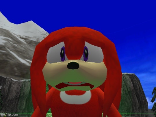 Sad knuckles | image tagged in sad knuckles | made w/ Imgflip meme maker