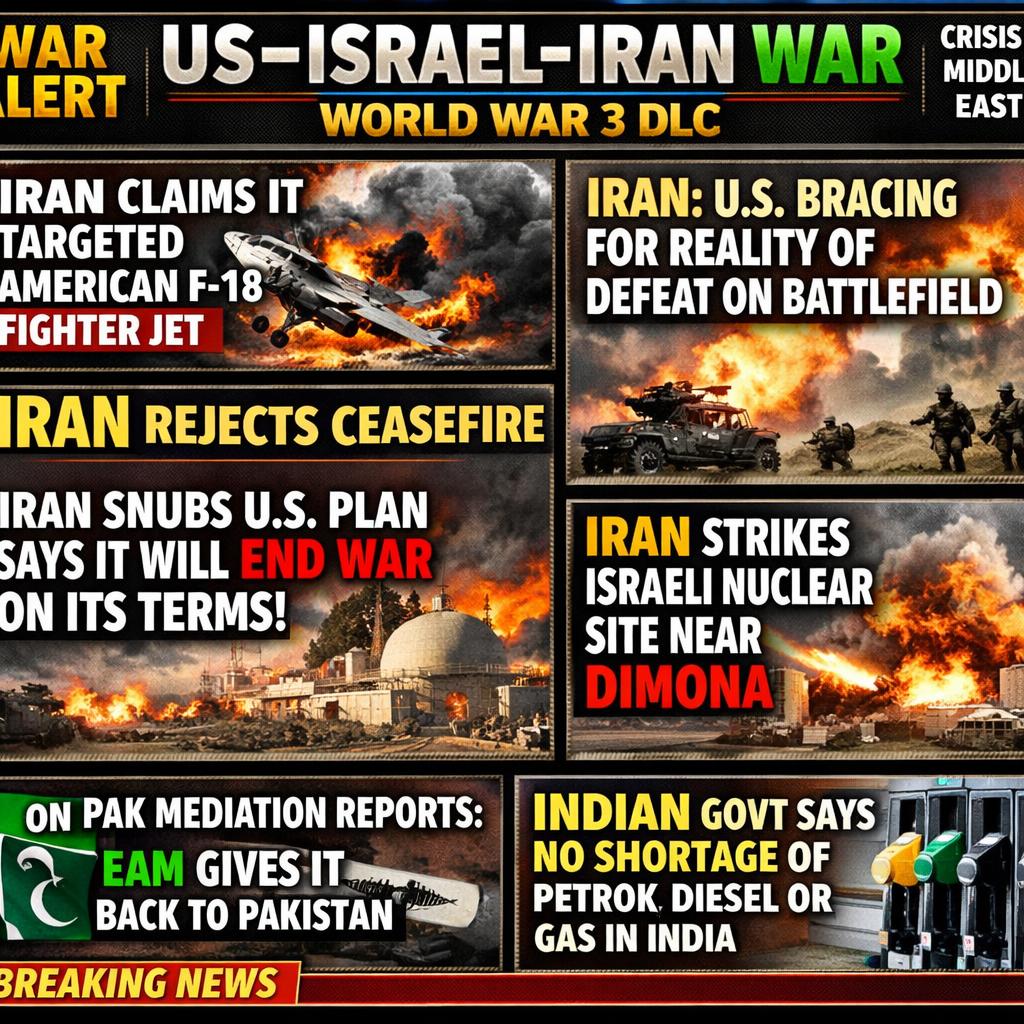 US–Israel–Iran War (World War 3 DLC) 1 IRAN CLAIMS IT TARGETED A Blank Meme Template