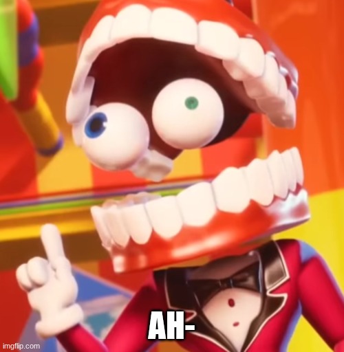 “Ah” -Caine | Ah- | image tagged in ah -caine | made w/ Imgflip meme maker