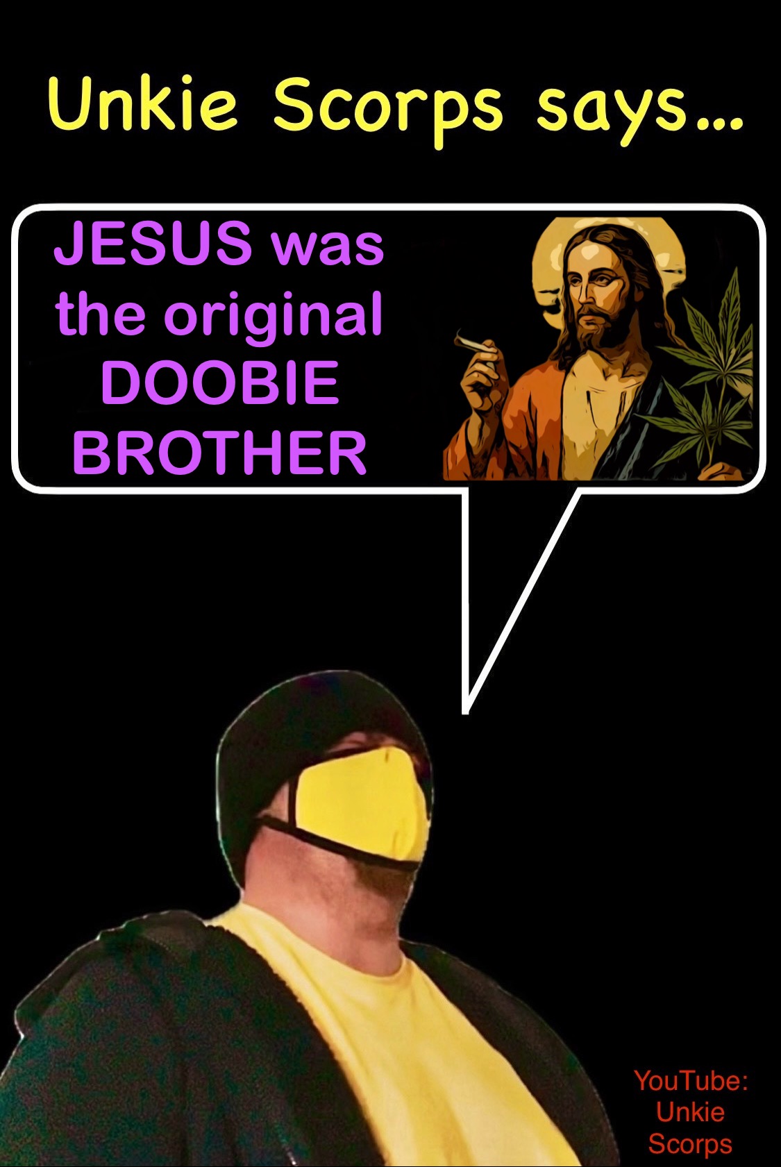 Jesus Doobie Brother Blank Meme Template