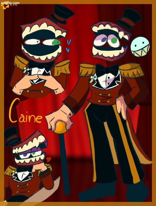 My redesign of Caine from tadc | made w/ Imgflip meme maker