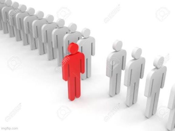 Red Man In The Crowd | image tagged in red man in the crowd | made w/ Imgflip meme maker