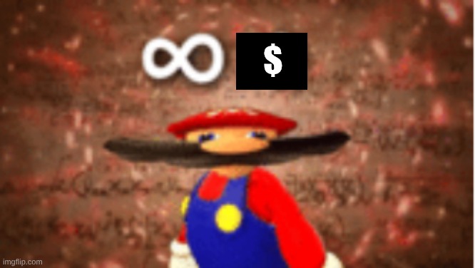 $ | image tagged in infinite iq | made w/ Imgflip meme maker