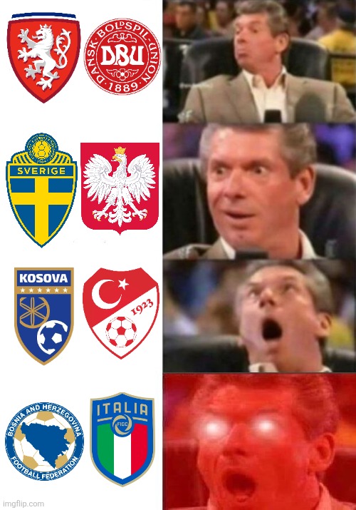 This Tuesday... | image tagged in mr mcmahon reaction,italy,world cup,poland,turkey,sports | made w/ Imgflip meme maker