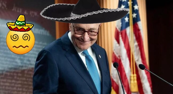 Chuck Schumer sombreros Blank Meme Template