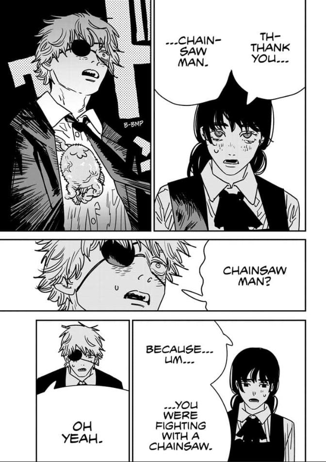 Thank you, Chainsaw Man Blank Meme Template