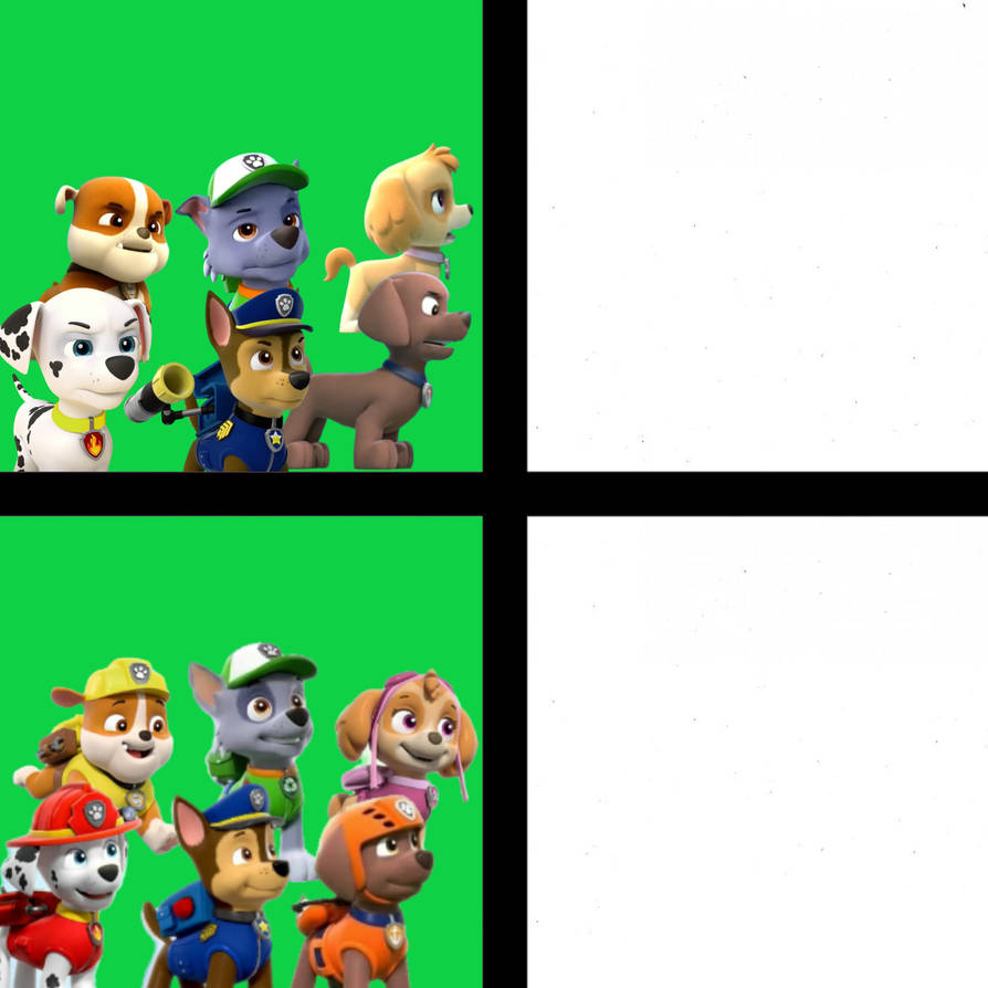 Paw Patrol Hates and Likes Blank Meme Template