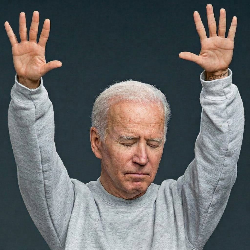 Joe Biden worship Blank Meme Template
