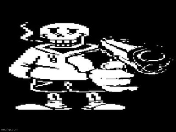 underswap papyrus with a gun | image tagged in underswap papyrus with a gun | made w/ Imgflip meme maker