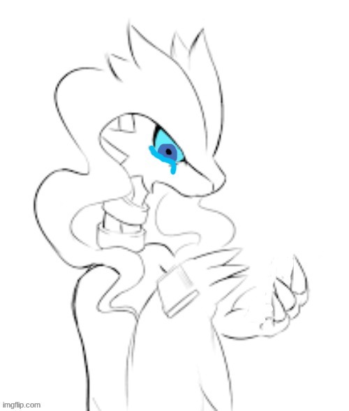 teary reshiram | image tagged in teary reshiram | made w/ Imgflip meme maker