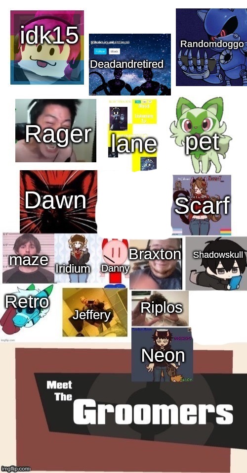 Im the og creator of “Meet the Groomers” | image tagged in meet the groomers january 2025 virian and zari removed | made w/ Imgflip meme maker