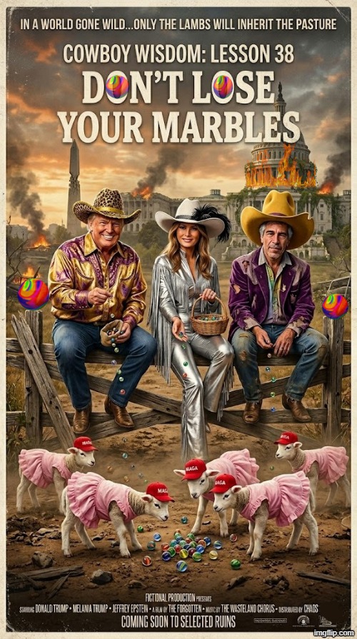 COWBOY WISDOM: LESSON 38 | image tagged in cowboy wisdom,cowboy father and son,marbles,crazy,insane,memes | made w/ Imgflip meme maker