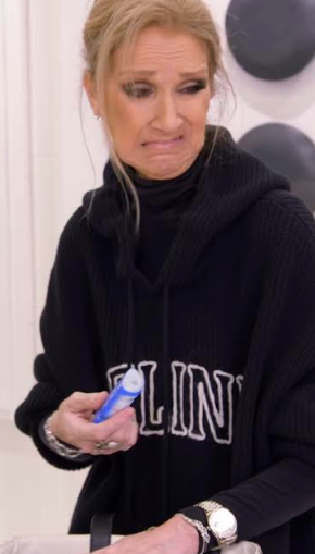 Celine Dion smelling something nasty Blank Meme Template