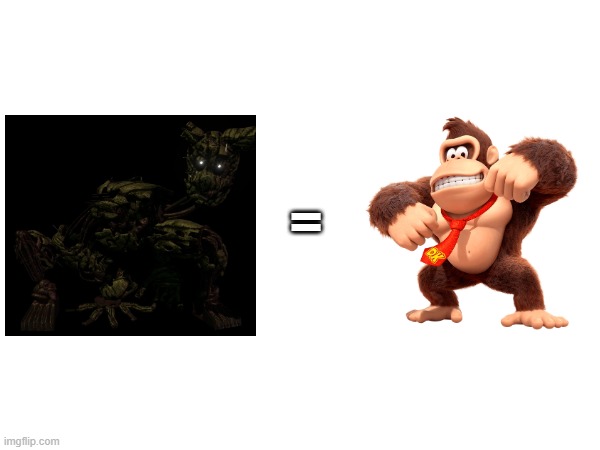 Funny meme about Garvey Write from Dormitabis | = | image tagged in nintendo,super mario,donkey kong,five nights at freddy's,dormitabis,garvey write | made w/ Imgflip meme maker