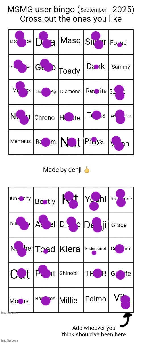 Caught right on up | Vik | image tagged in msmg user bingo september 2025 cross the one you like | made w/ Imgflip meme maker