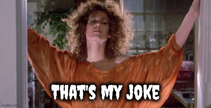 Hello, I'm Sigourney Weaver | That's my joke | image tagged in hello i'm sigourney weaver | made w/ Imgflip meme maker