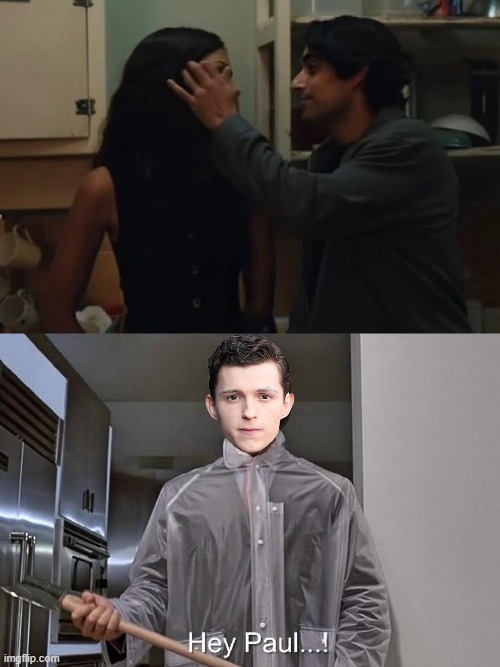 Don't Touch My Girl | image tagged in spiderman | made w/ Imgflip meme maker