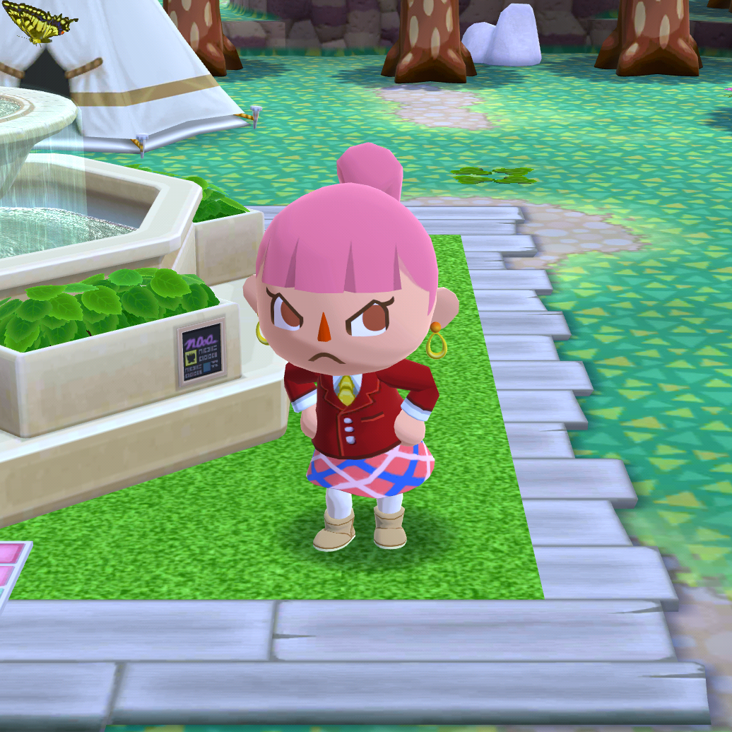 Villager girl funny Blank Meme Template