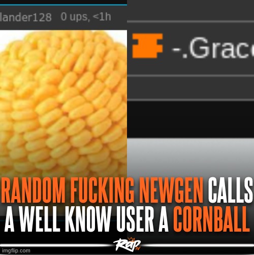 Random Newgen Cornballs well known user | image tagged in random newgen cornballs well known user | made w/ Imgflip meme maker
