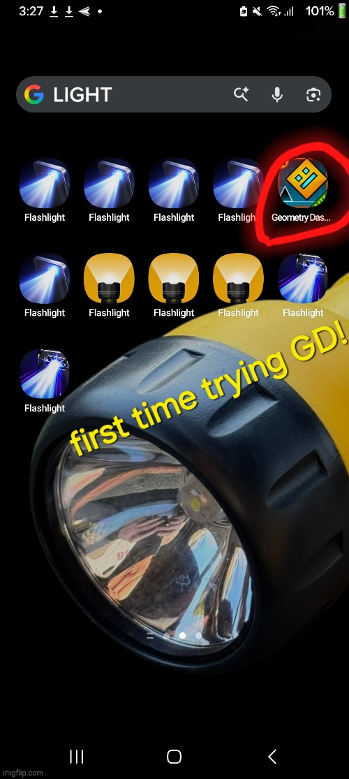 So excited ngl | image tagged in geometry dash,fire in the hole | made w/ Imgflip meme maker