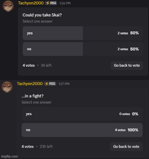 Average Bossfights discord shenanigans.. again | made w/ Imgflip meme maker