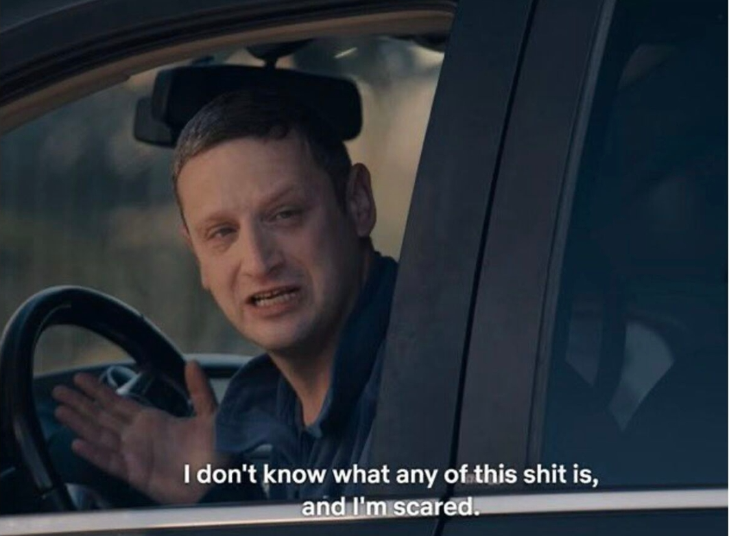 I'm scared Blank Meme Template