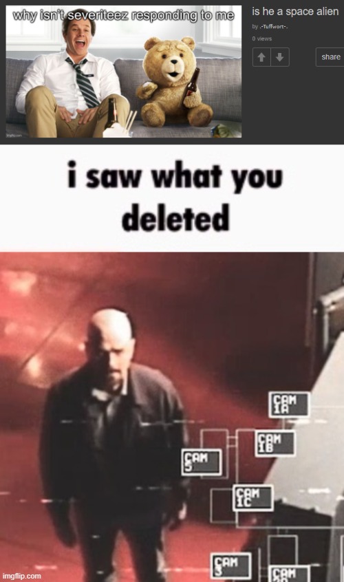 image tagged in i saw what you deleted | made w/ Imgflip meme maker