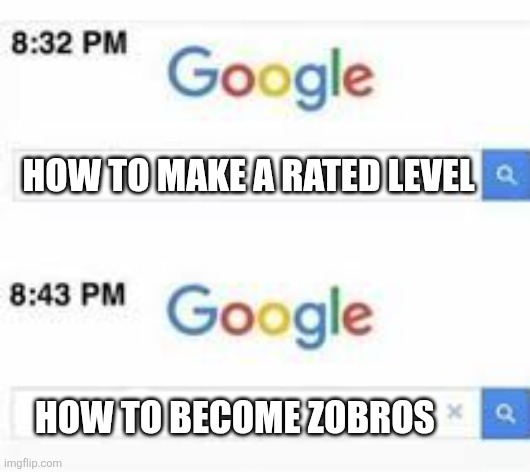 I want to get rated levels like Zobros! | How to make a rated level; How to become Zobros | image tagged in how to escape the fbi | made w/ Imgflip meme maker