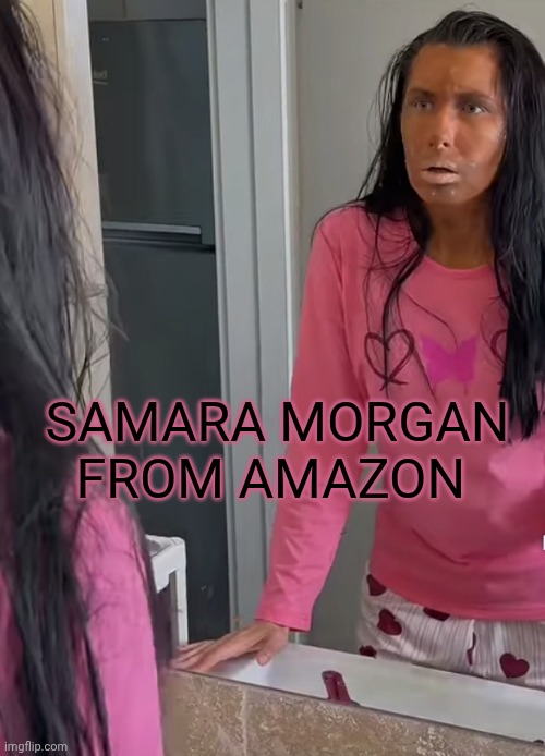 Mirror jumpscare | Samara Morgan from Amazon | image tagged in mirror jumpscare | made w/ Imgflip meme maker