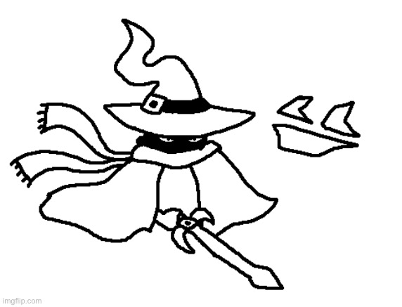 Unfinished magic man with his sword | made w/ Imgflip meme maker