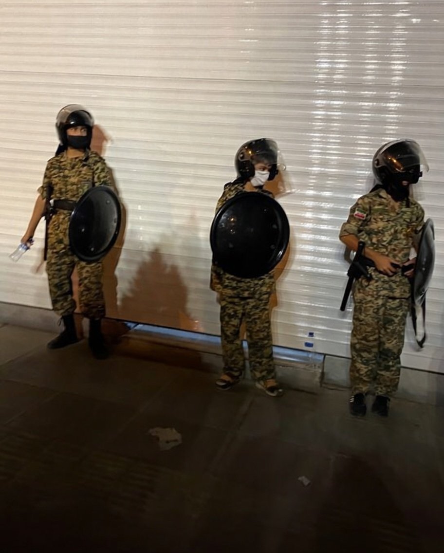 Iran soldier kids Blank Meme Template