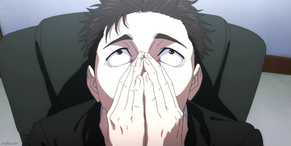 Higuruma face | image tagged in higuruma face | made w/ Imgflip meme maker