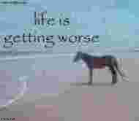 life is getting worse | image tagged in life is getting worse | made w/ Imgflip meme maker