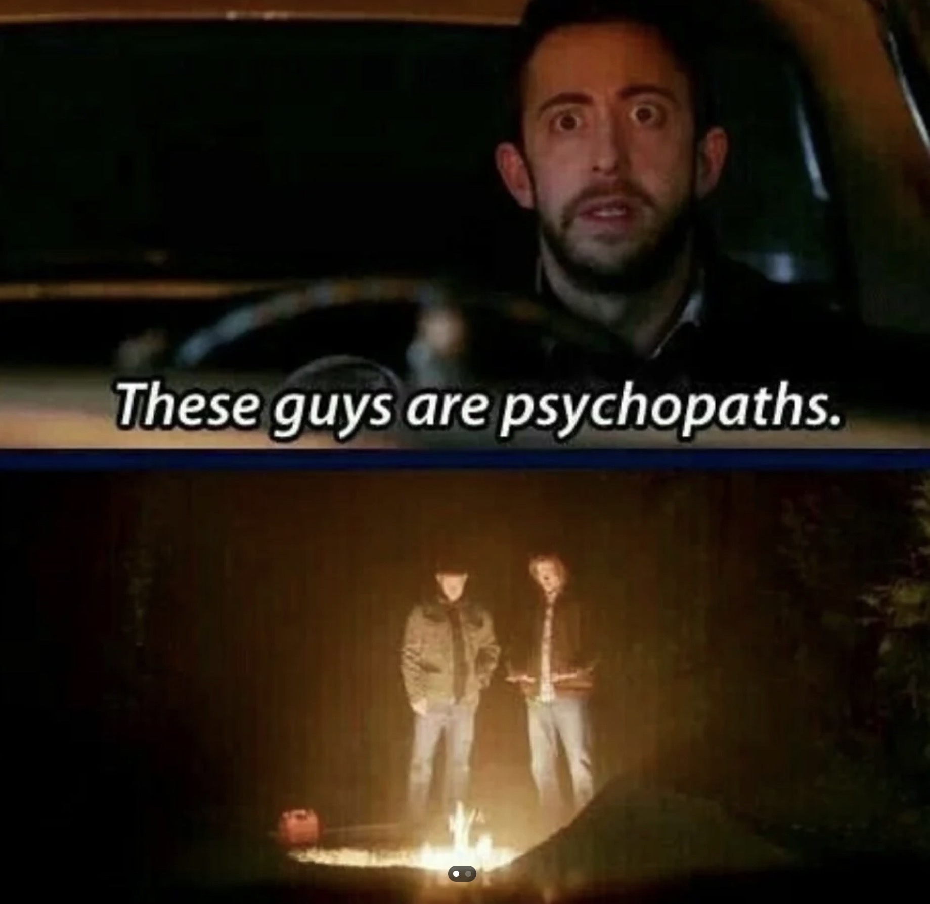 SPN warming hands Blank Meme Template