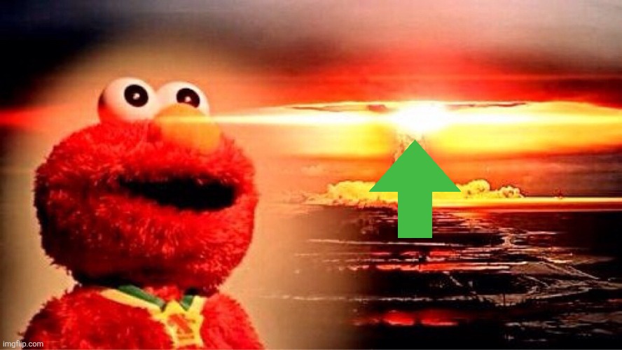 elmo nuclear explosion | image tagged in elmo nuclear explosion | made w/ Imgflip meme maker