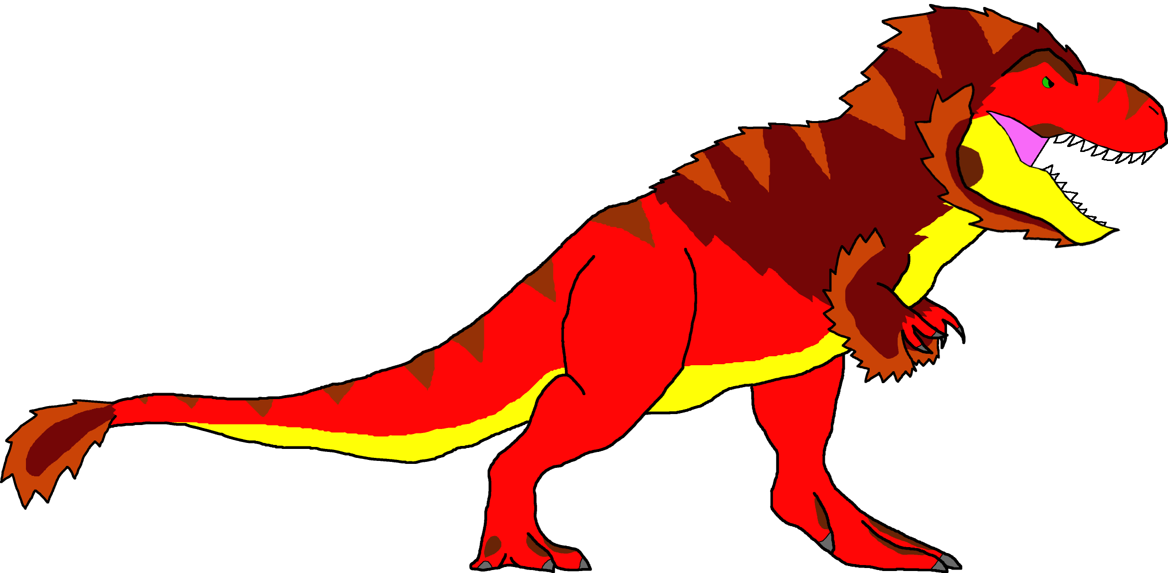 Tyrex Roaring Angrily Blank Meme Template