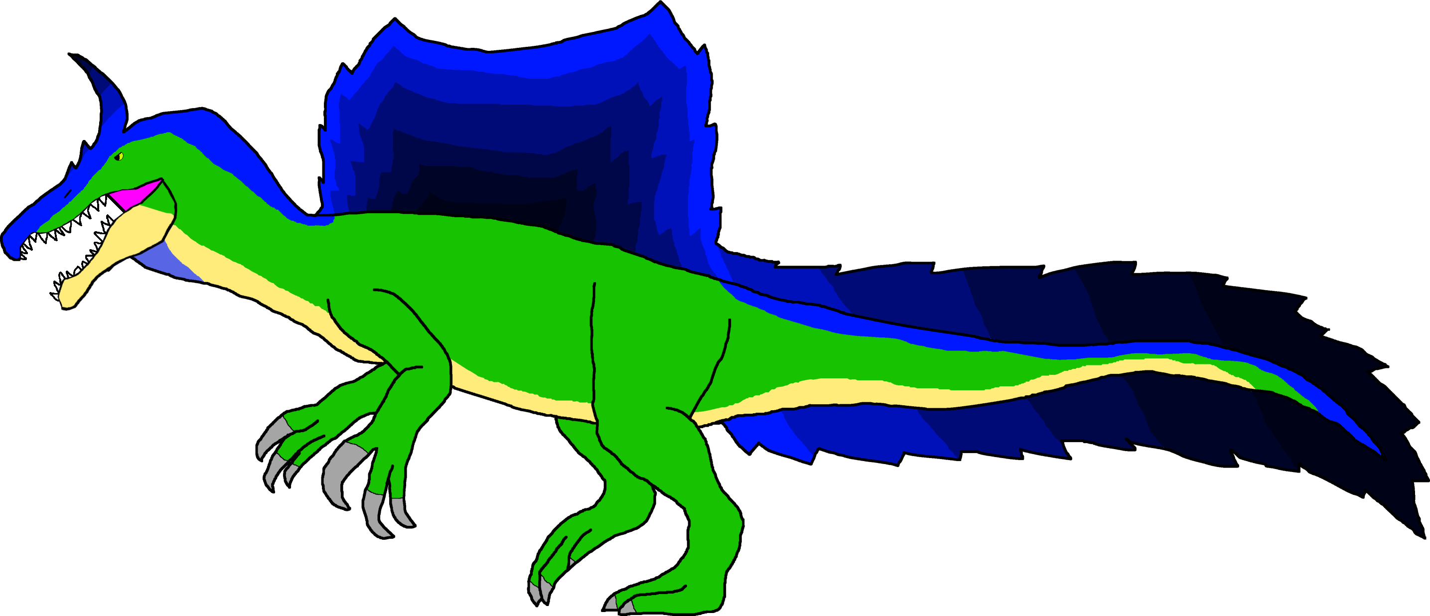 Spinax Roaring Angrily Blank Meme Template