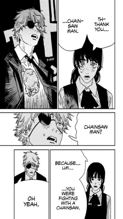 Thank you chainsaw man Blank Meme Template