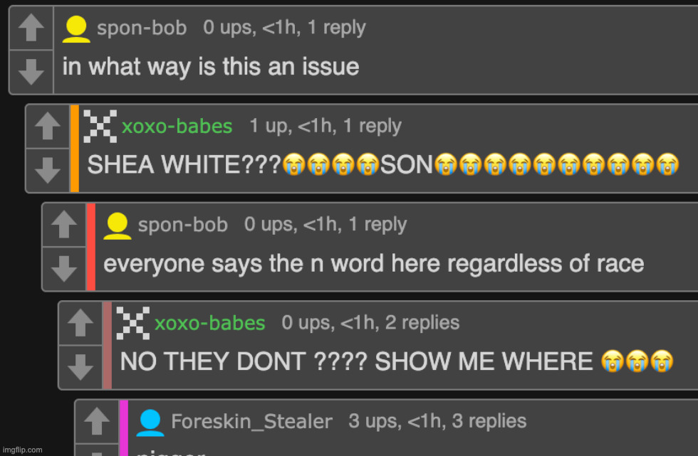I do sure wonder what Foreskin Stealer typed! Too bad none of us know because his response has been cropped | made w/ Imgflip meme maker