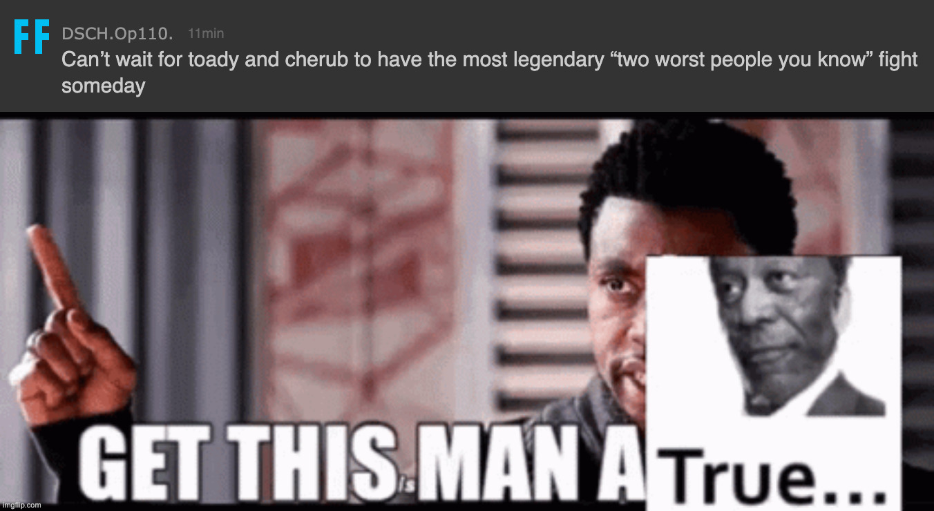 image tagged in get this man a true image version | made w/ Imgflip meme maker