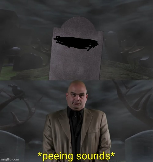 Peeing on grave Blank Meme Template