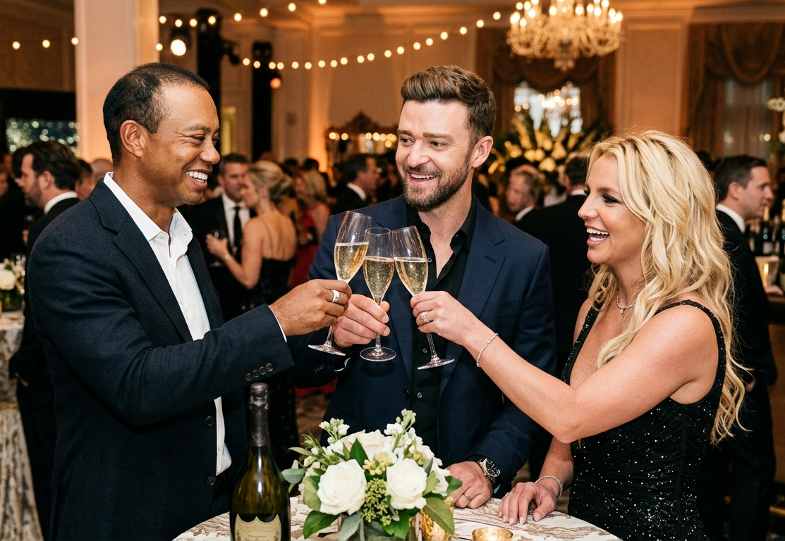 Tiger Spears Timberlake Blank Meme Template