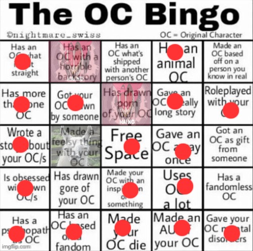 Bam. | image tagged in the oc bingo | made w/ Imgflip meme maker