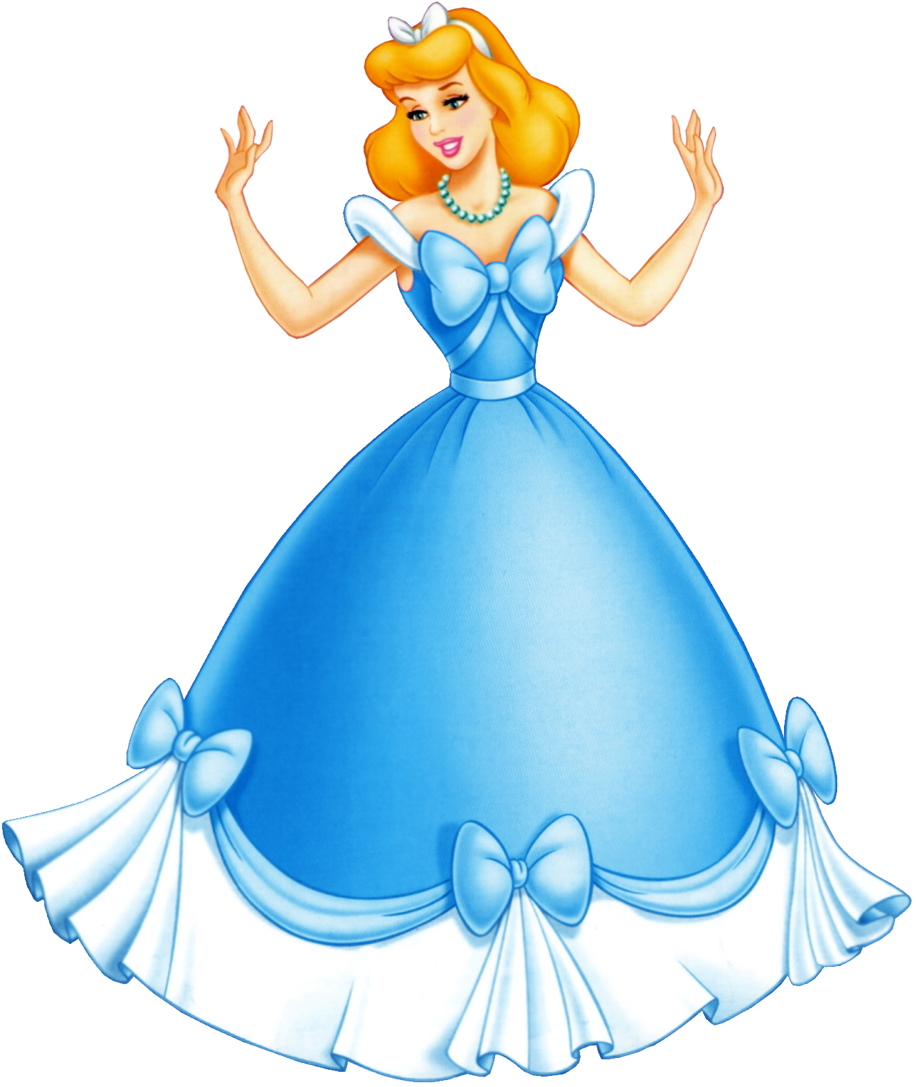 Blue Disney Princess - Cinderella Blank Meme Template